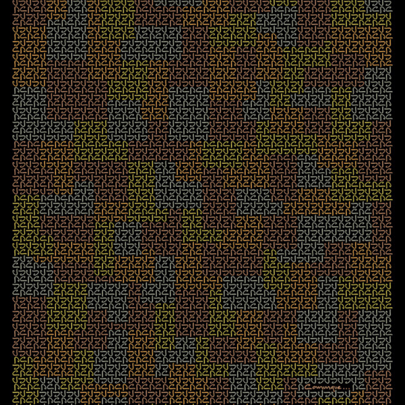 Logomania Wool scarf