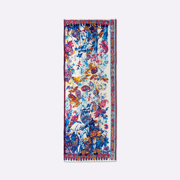 Prodige Cotton & Wool Scarf - White