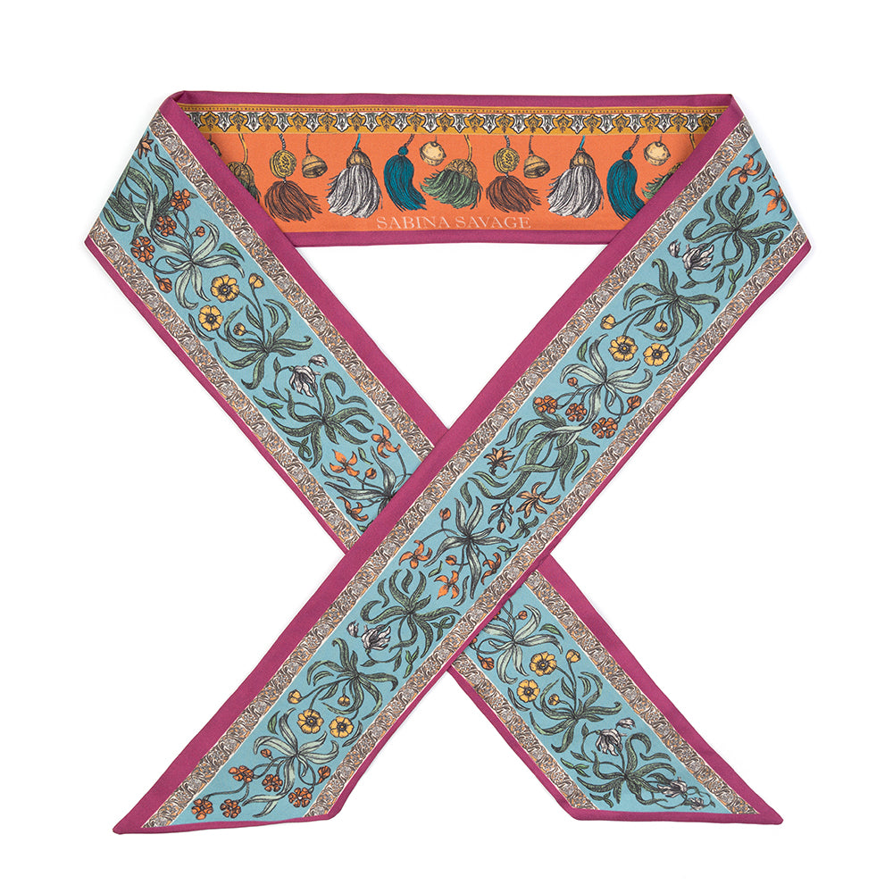 The Leopard's Bazaar - Large Silk Ribbon