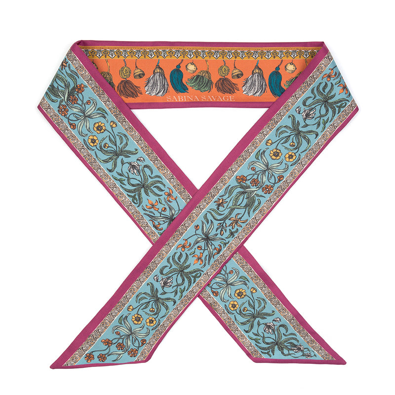 The Leopard's Bazaar - Large Silk Ribbon