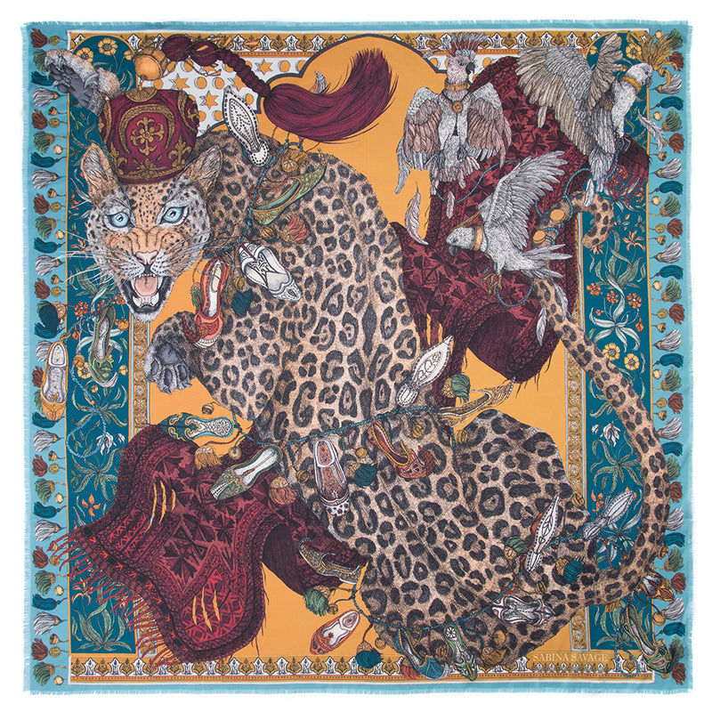 The Leopard's Bazaar - Large Silk