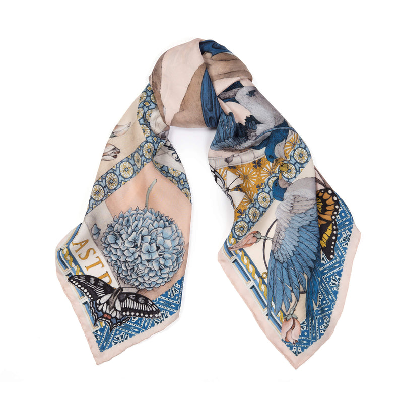 Hare's Gift - 90cm x 90cm Silk