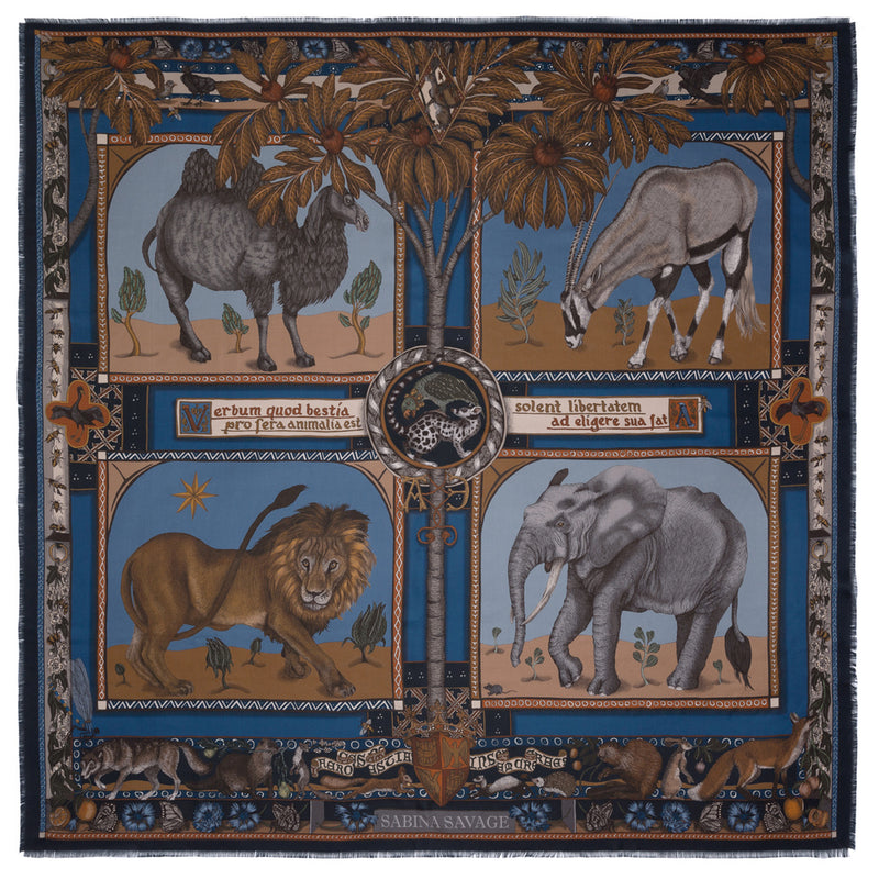 The Beasts Untamed - Large Silk