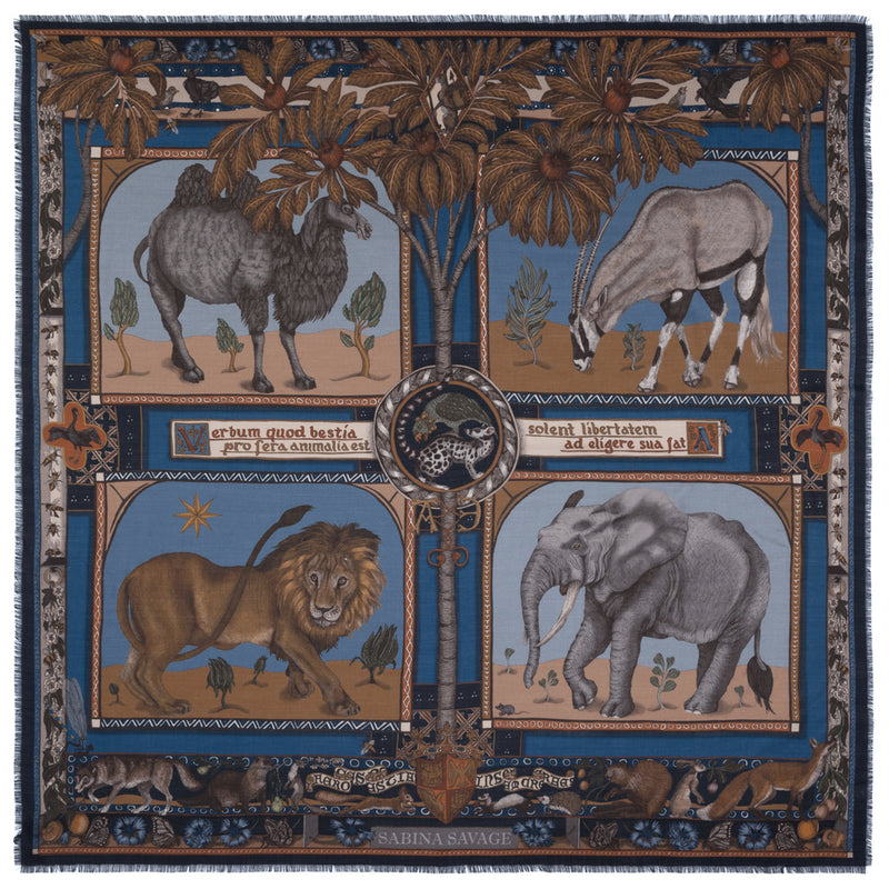 The Beasts Untamed - Large Wool and Silk