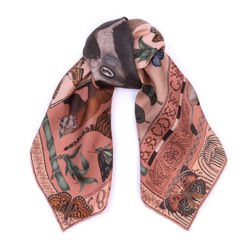 The Butterfly Panda - 90cm x 90cm Silk