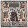The Butterfly Panda Neckerchief/Pocket Square