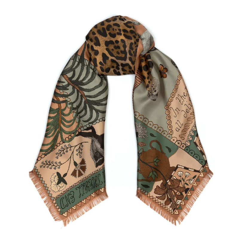 The Jaguar's Paradise - Large Silk