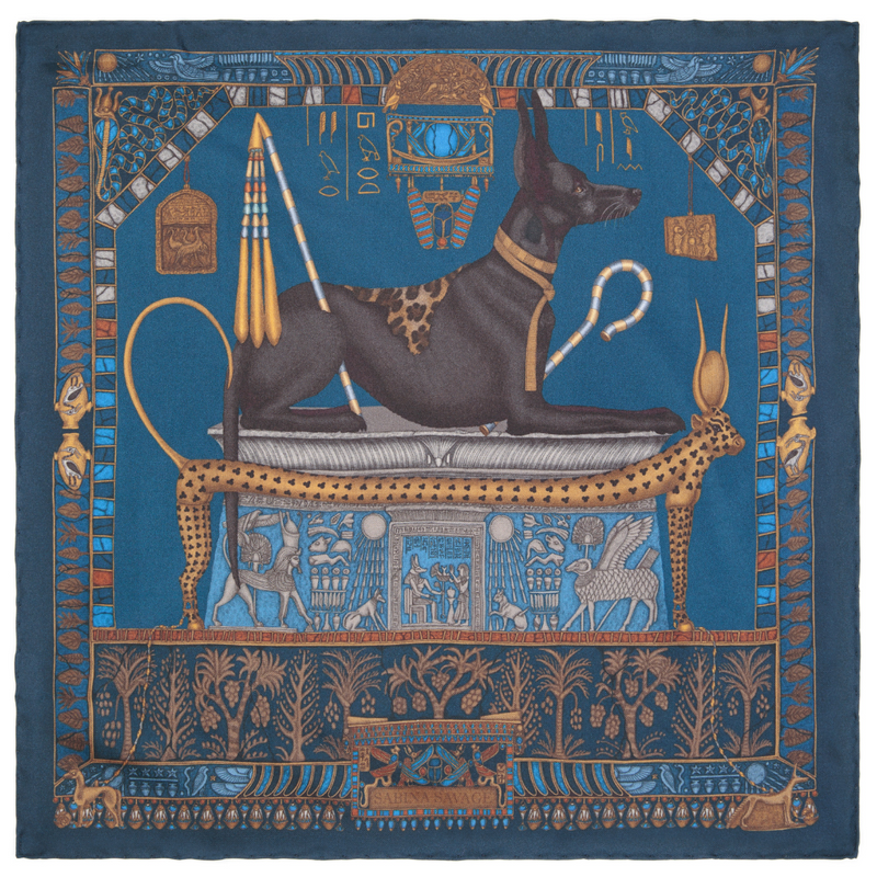 Ode to Anubis Neckerchief/Pocket Square