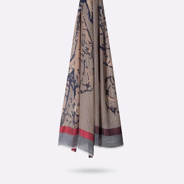 Vital Wool & Silk Scarf - Beige