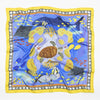 Island Life: Beneath the Water Silk Twill Scarf - Yellow