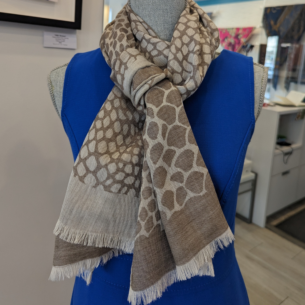 Beige Cashmere & Silk Stole