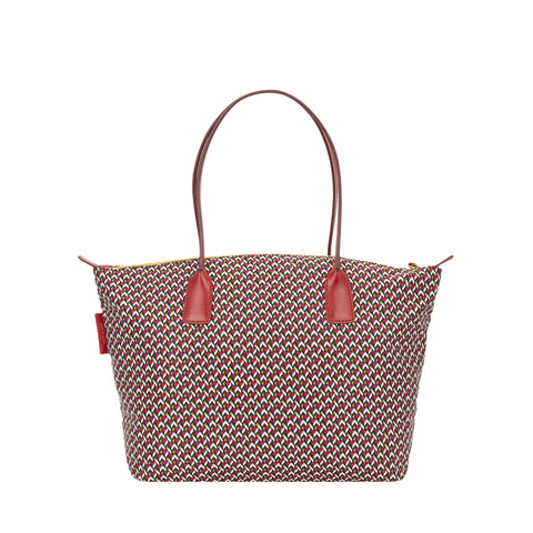 【美品】ROBERTA PIERI　TATAMI　トートバッグ　ボルドーカラー Tatami Tote by Roberta Pieri (Large) – Beyond Scarf