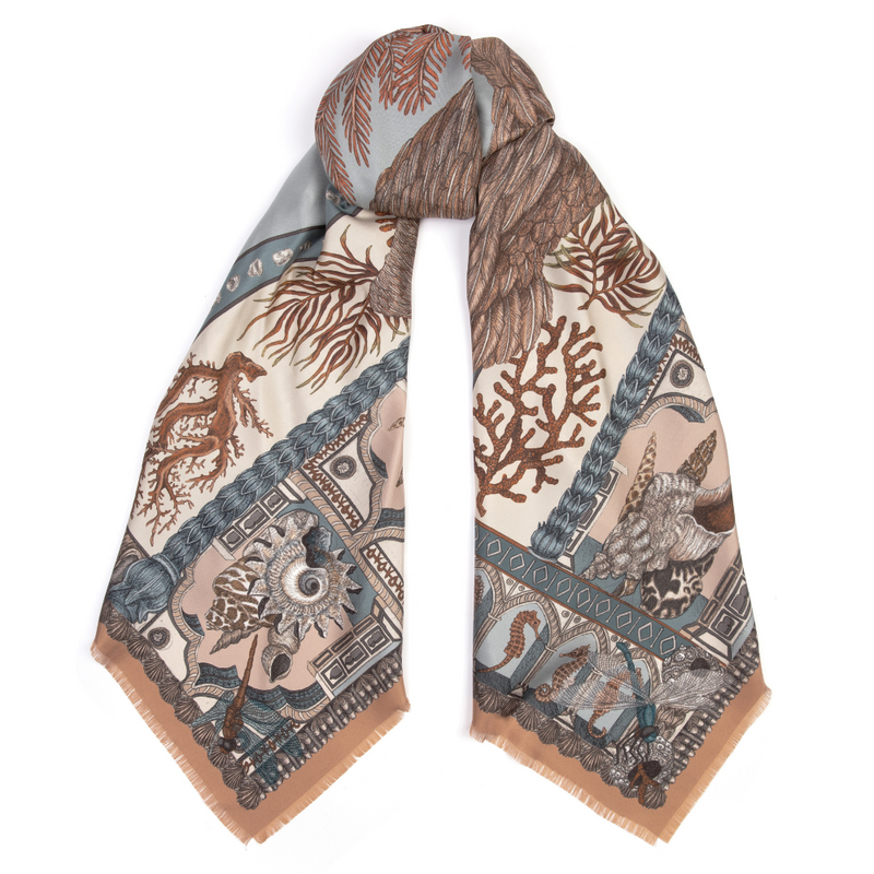 The Pelicans and The Sea - Large Silk