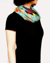 Under The Sea by Pig, Chicken and Cow luxury scarf at Beyond Scarf, Calgary, Alberta, Canada