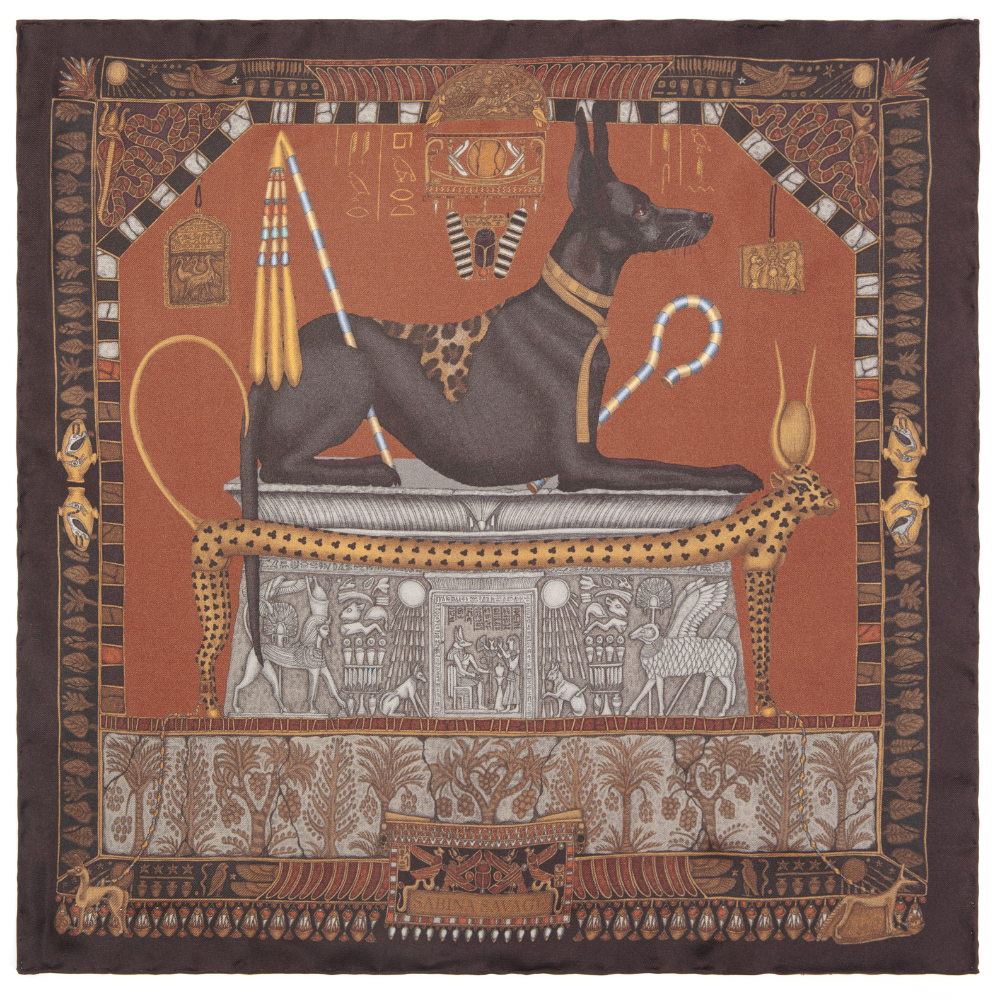 Ode to Anubis Neckerchief/Pocket Square