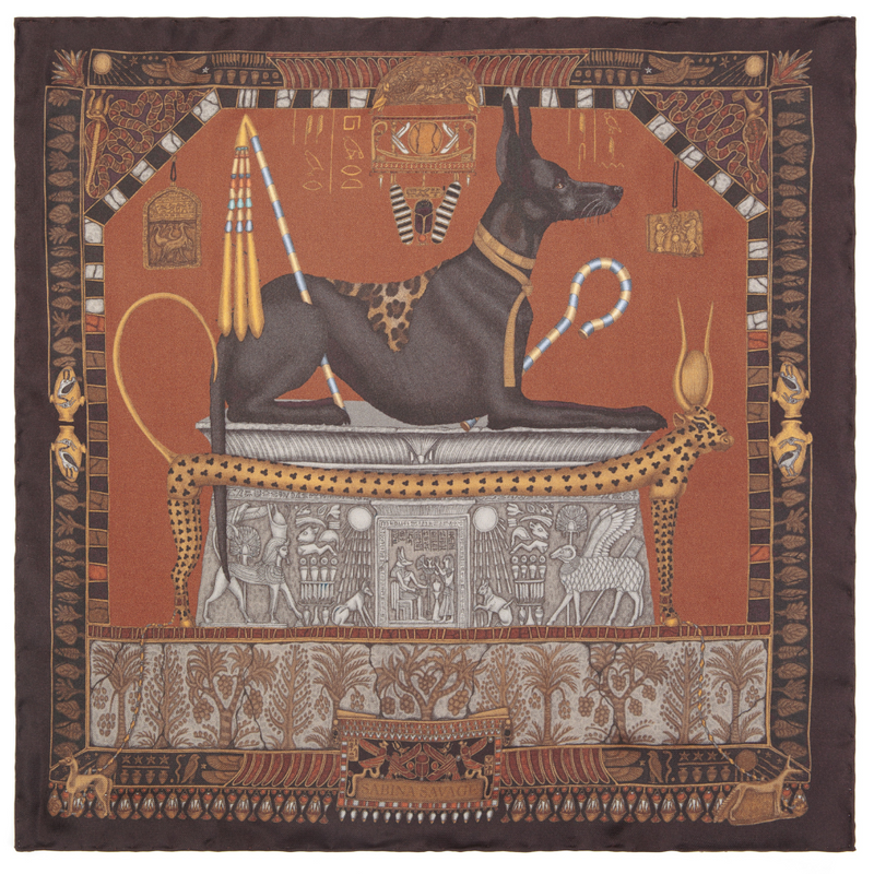 Ode to Anubis Neckerchief/Pocket Square