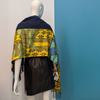 Forme Jaune-Bleu Long Cashmere Backed Stole
